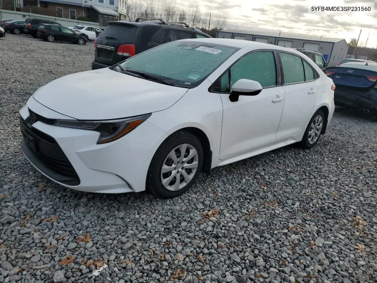 5YFB4MDE3SP231560 2025 Toyota Corolla Le