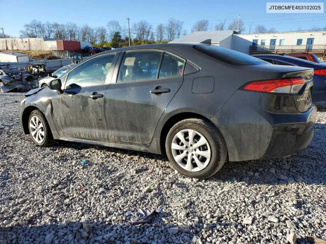 JTDBCMFE4S3102025 2025 Toyota Corolla Le