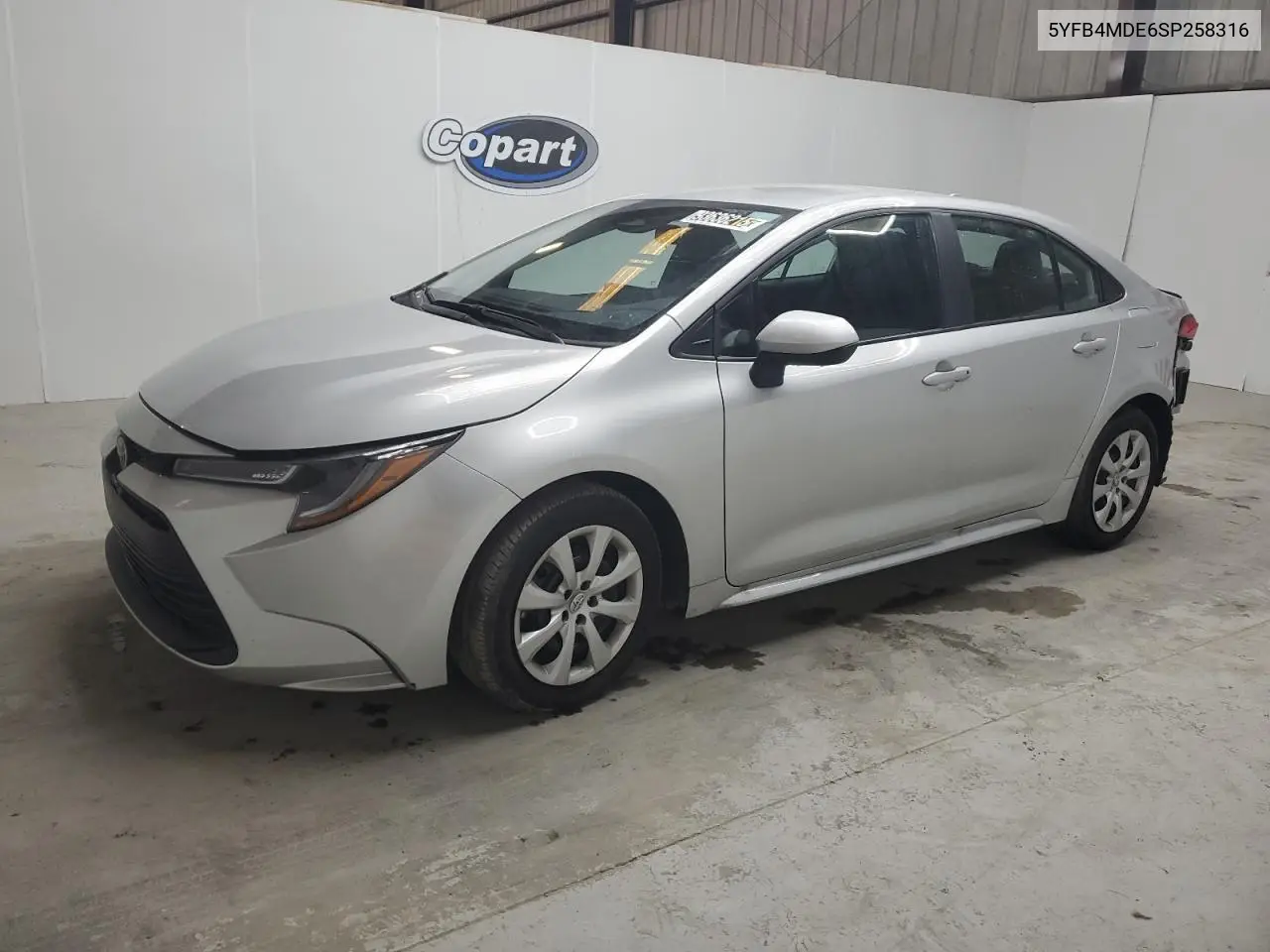 5YFB4MDE6SP258316 2025 Toyota Corolla Le
