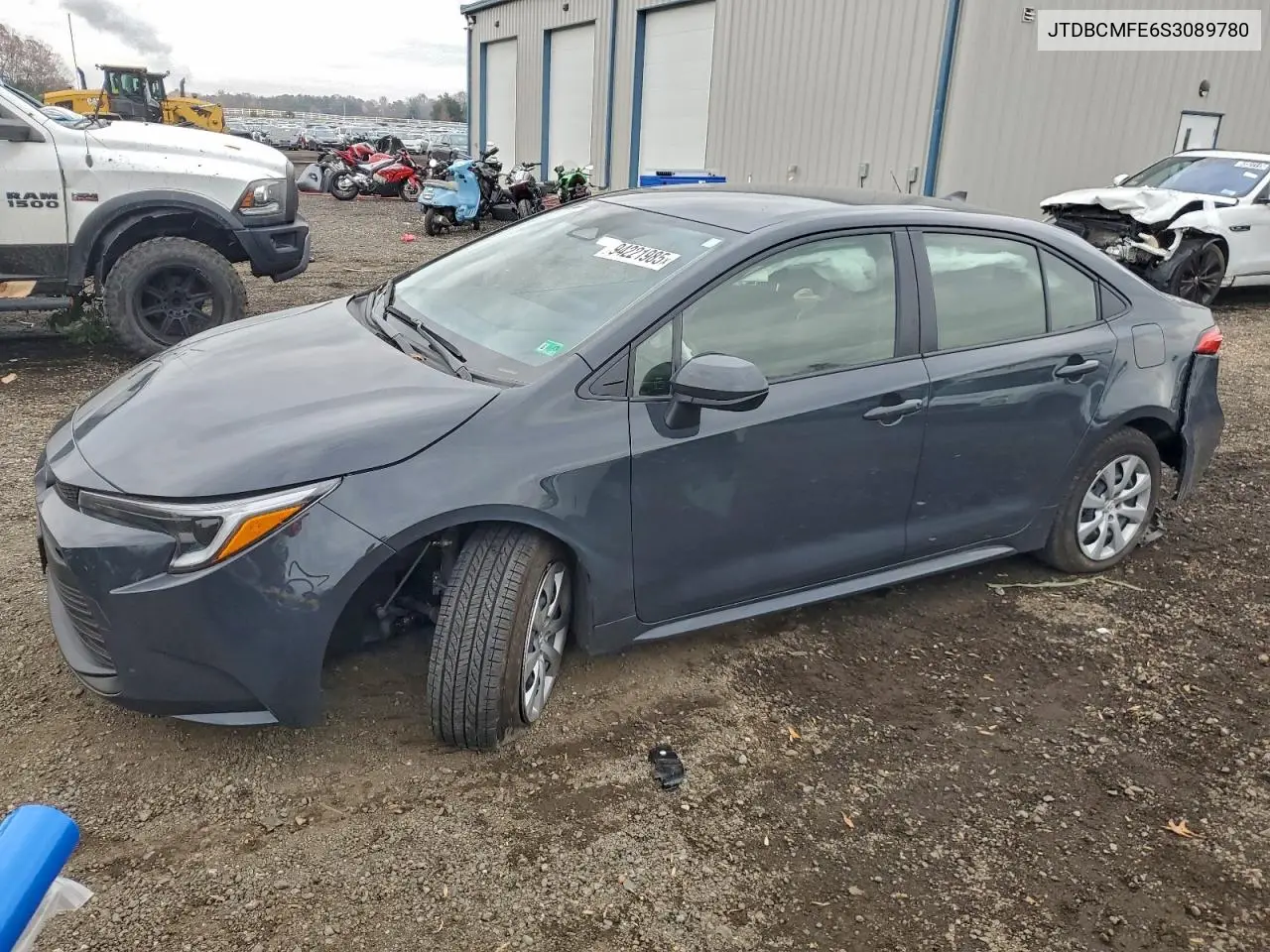 JTDBCMFE6S3089780 2025 Toyota Corolla Le