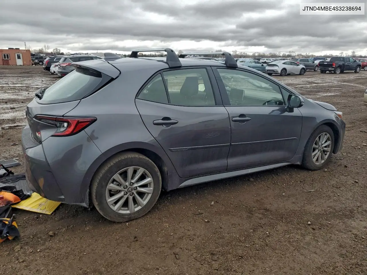 JTND4MBE4S3238694 2025 Toyota Corolla Se