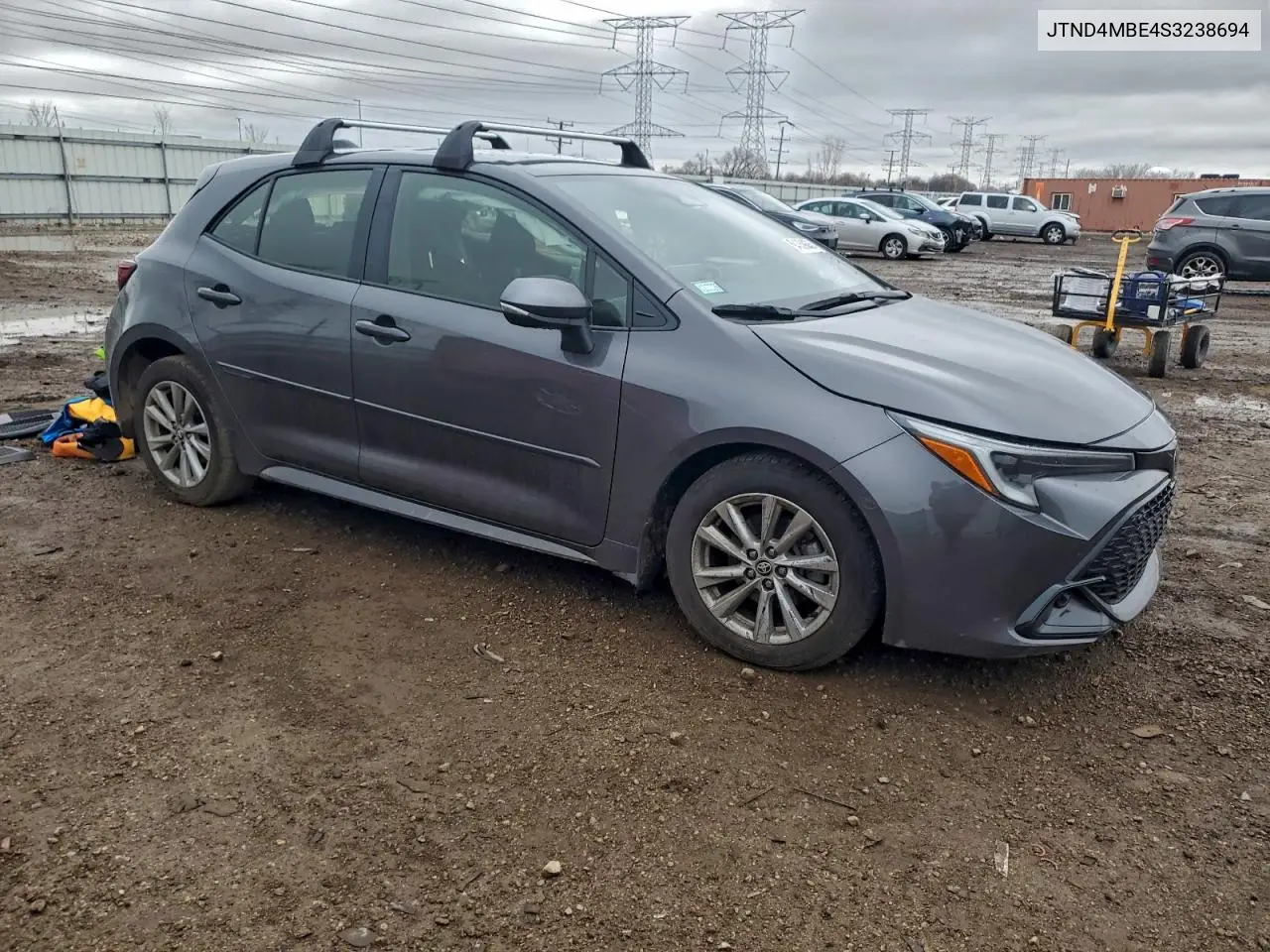 JTND4MBE4S3238694 2025 Toyota Corolla Se