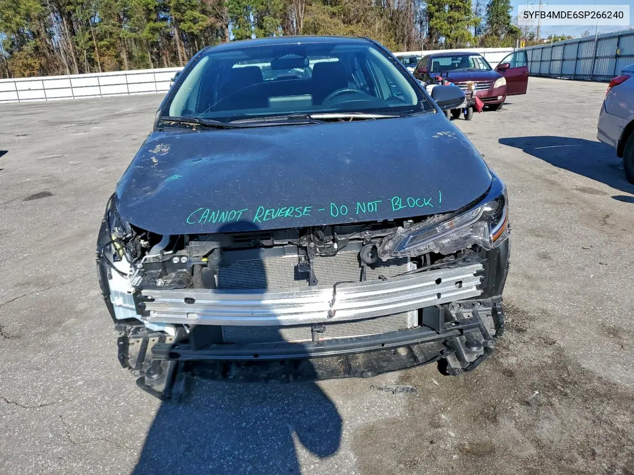5YFB4MDE6SP266240 2025 Toyota Corolla Le