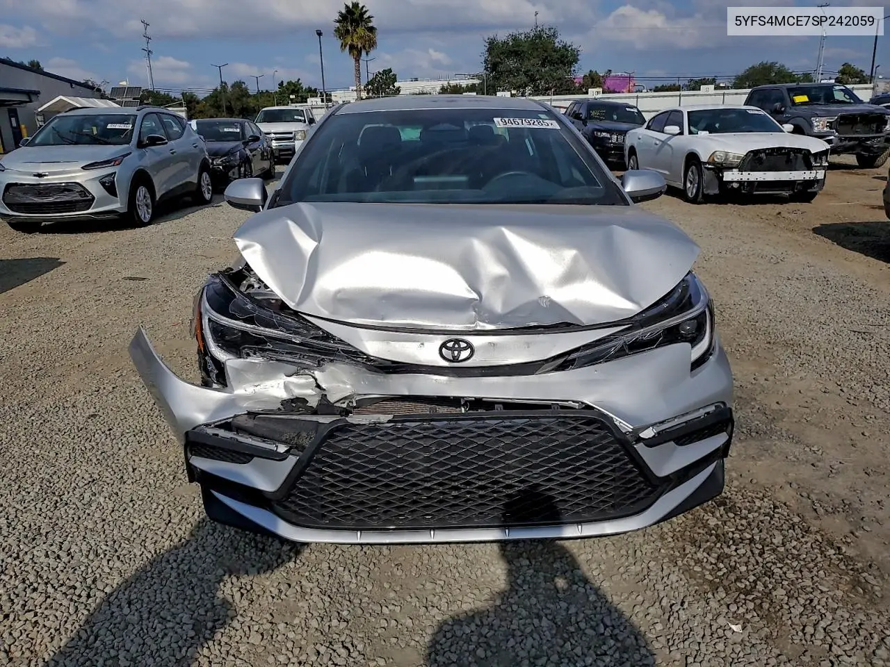 5YFS4MCE7SP242059 2025 Toyota Corolla Se