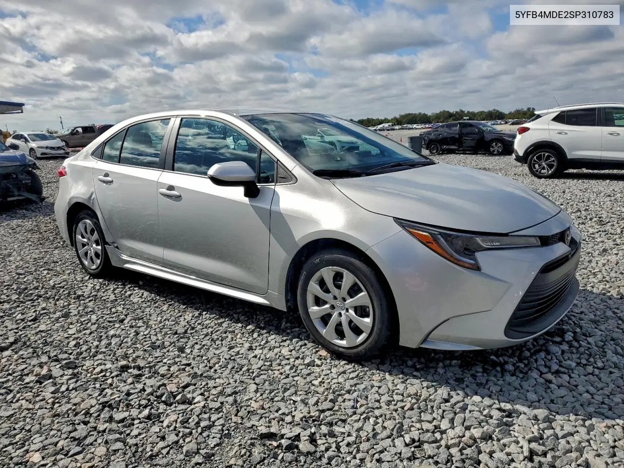 5YFB4MDE2SP310783 2025 Toyota Corolla Le