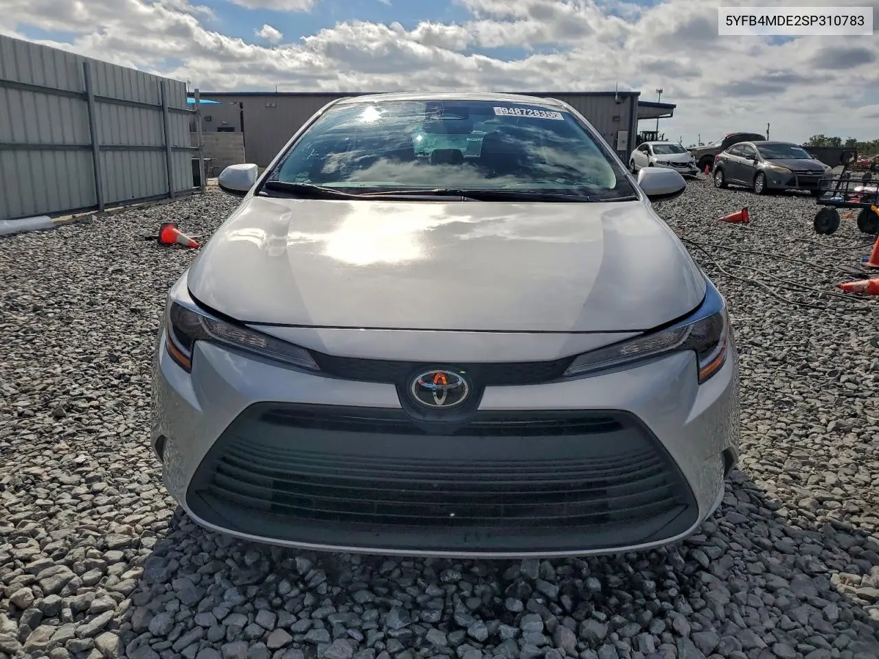 5YFB4MDE2SP310783 2025 Toyota Corolla Le