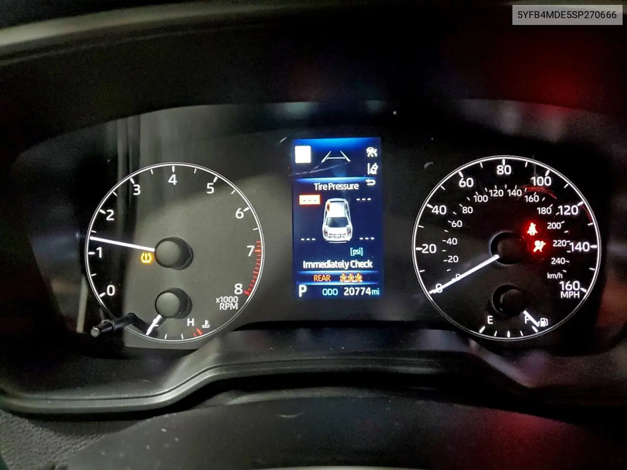 5YFB4MDE5SP270666 2025 Toyota Corolla Le