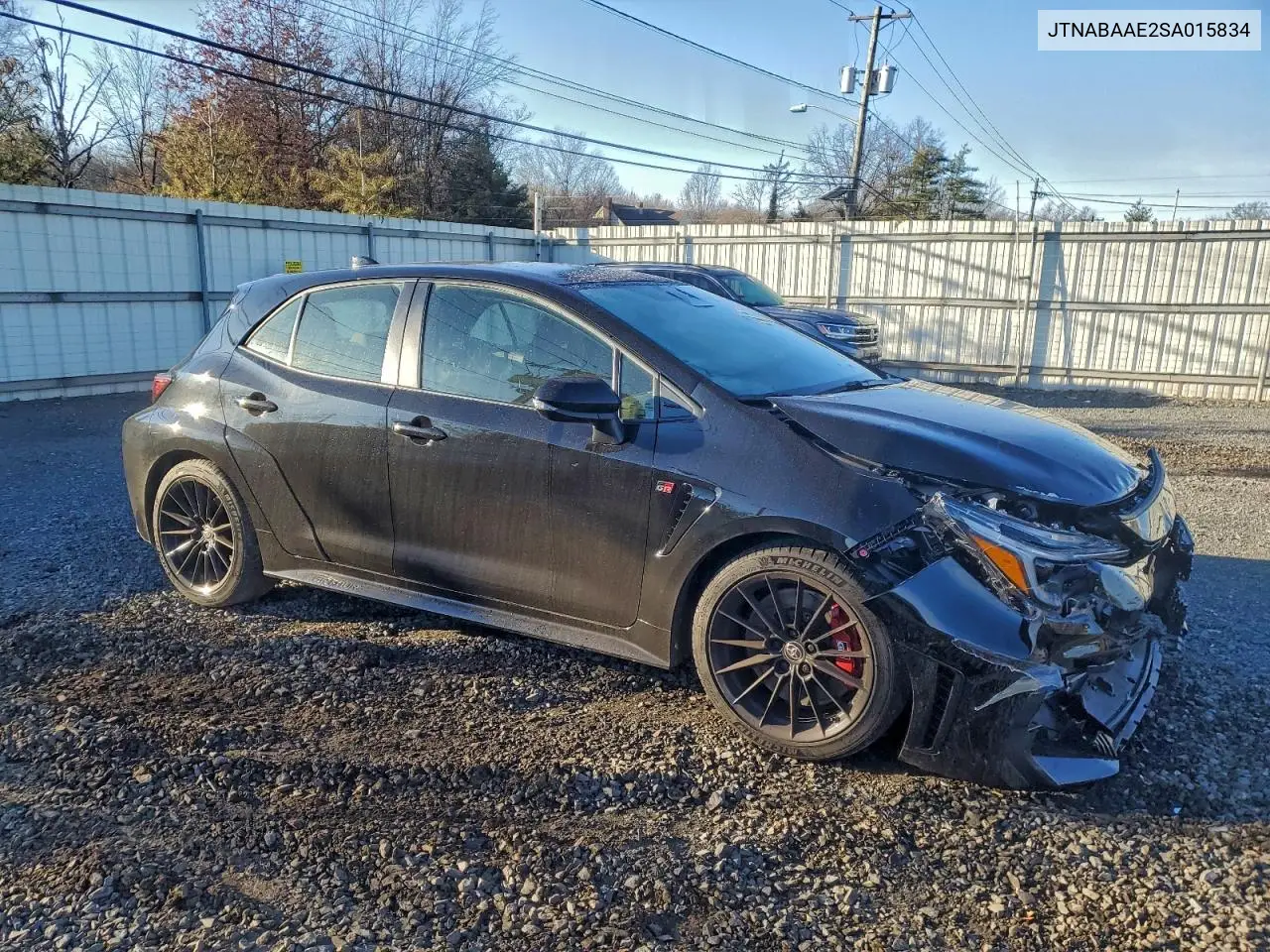 JTNABAAE2SA015834 2025 Toyota Gr Corolla Core