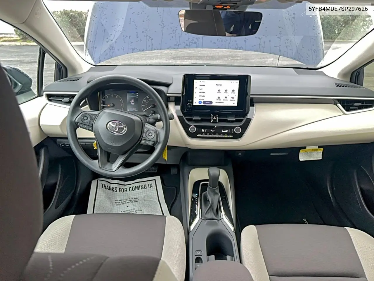 5YFB4MDE7SP297626 2025 Toyota Corolla Le