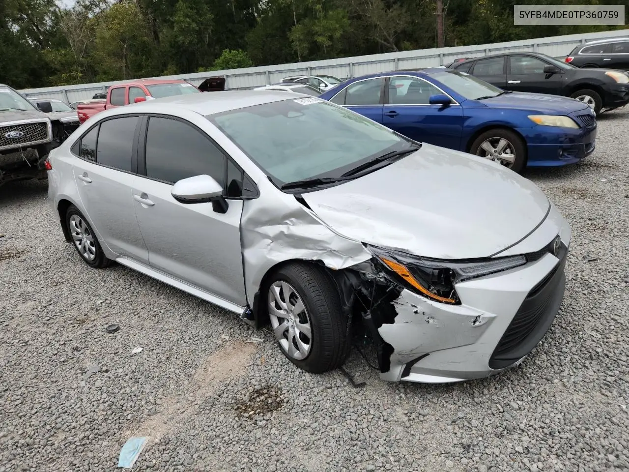 5YFB4MDE0TP360759 2026 Toyota Corolla Le