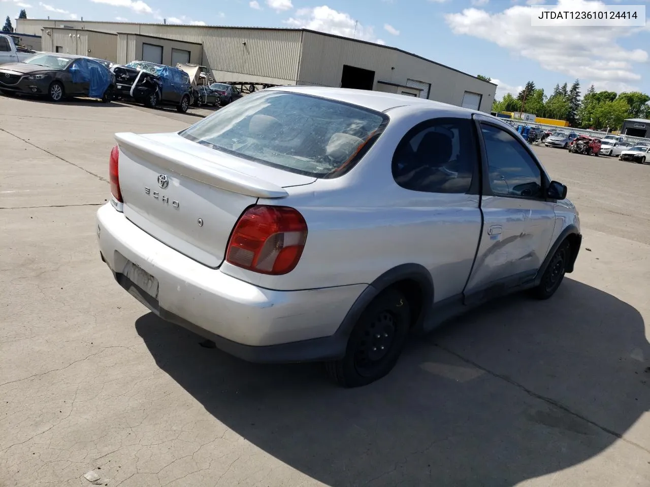 JTDAT123610124414 2001 Toyota Echo