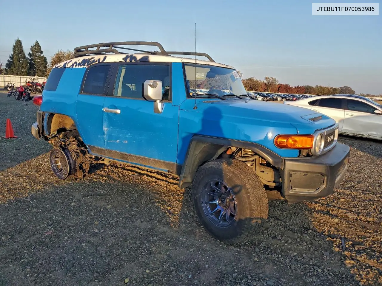 JTEBU11F070053986 2007 Toyota Fj Cruiser