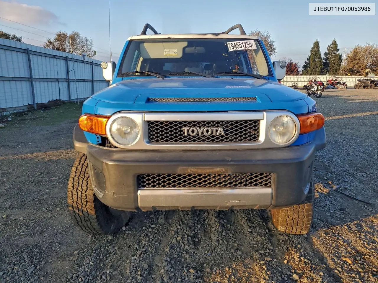 JTEBU11F070053986 2007 Toyota Fj Cruiser