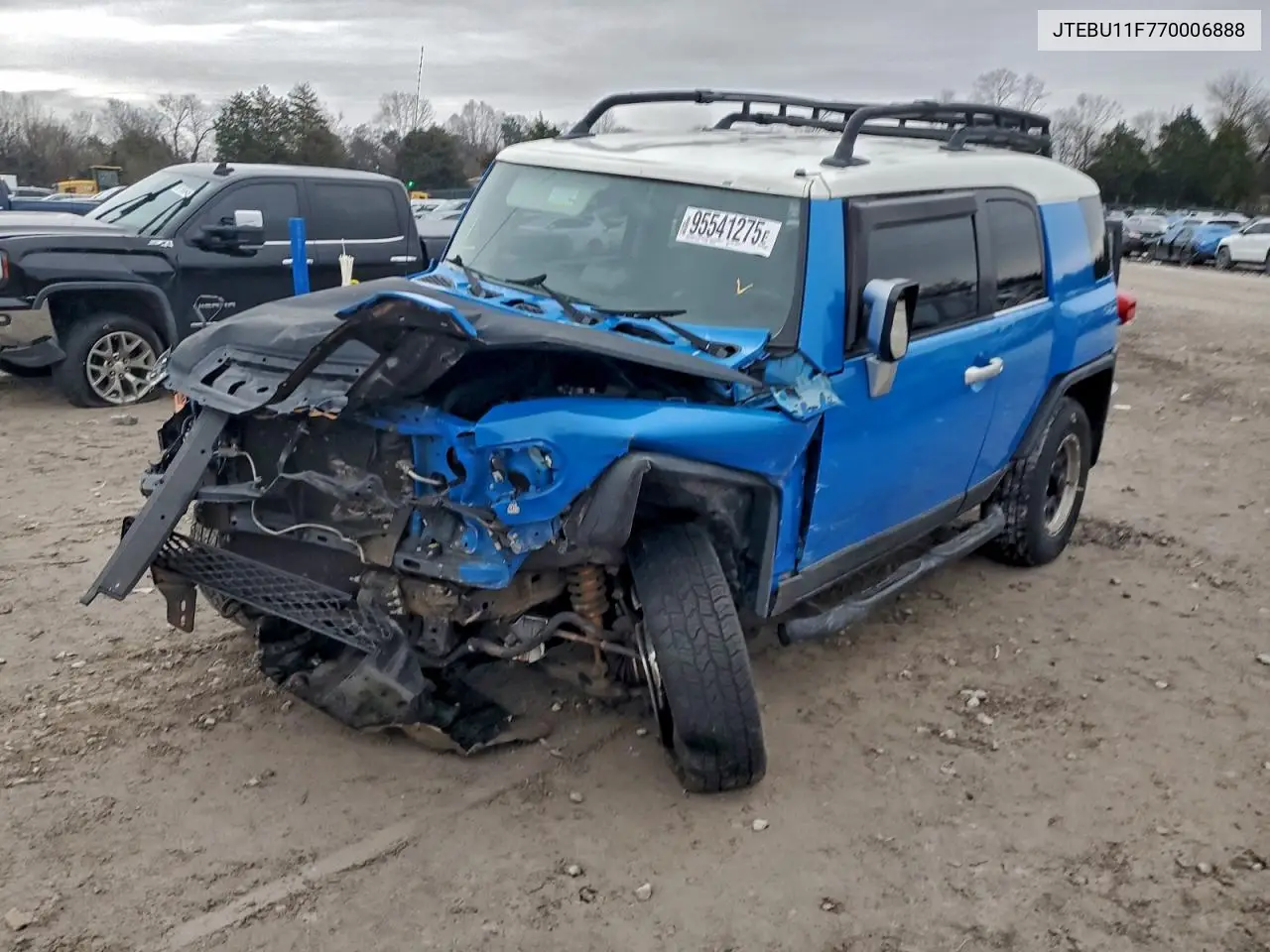 JTEBU11F770006888 2007 Toyota Fj Cruiser
