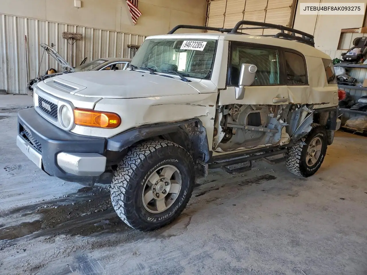 JTEBU4BF8AK093275 2010 Toyota Fj Cruiser
