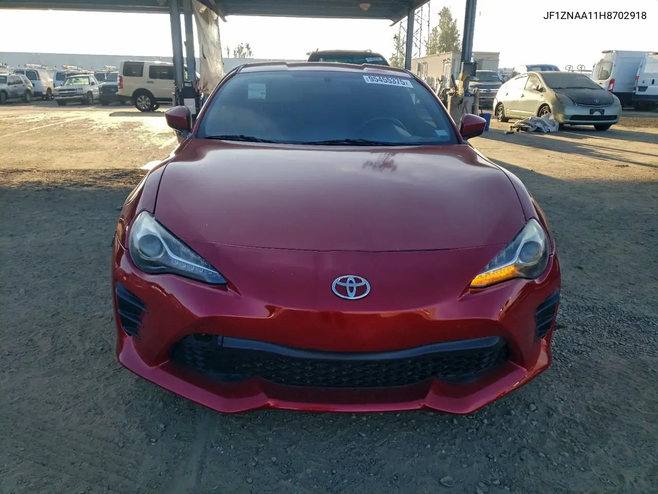 JF1ZNAA11H8702918 2017 Toyota 86 Base