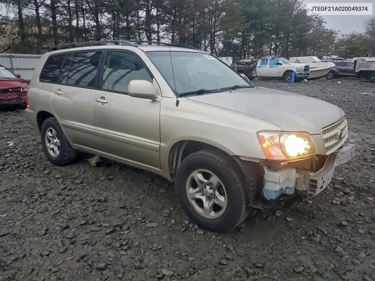 JTEGF21A020049374 2002 Toyota Highlander Limited