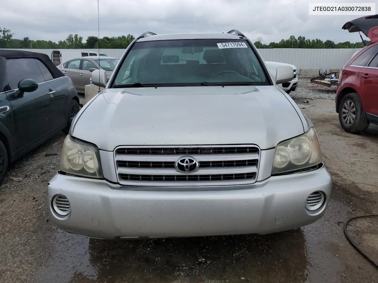 JTEGD21A030072838 2003 Toyota Highlander