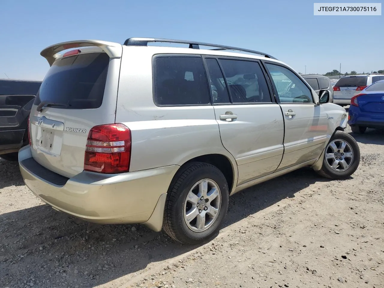 JTEGF21A730075116 2003 Toyota Highlander Limited