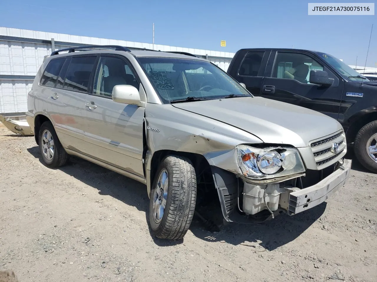 JTEGF21A730075116 2003 Toyota Highlander Limited