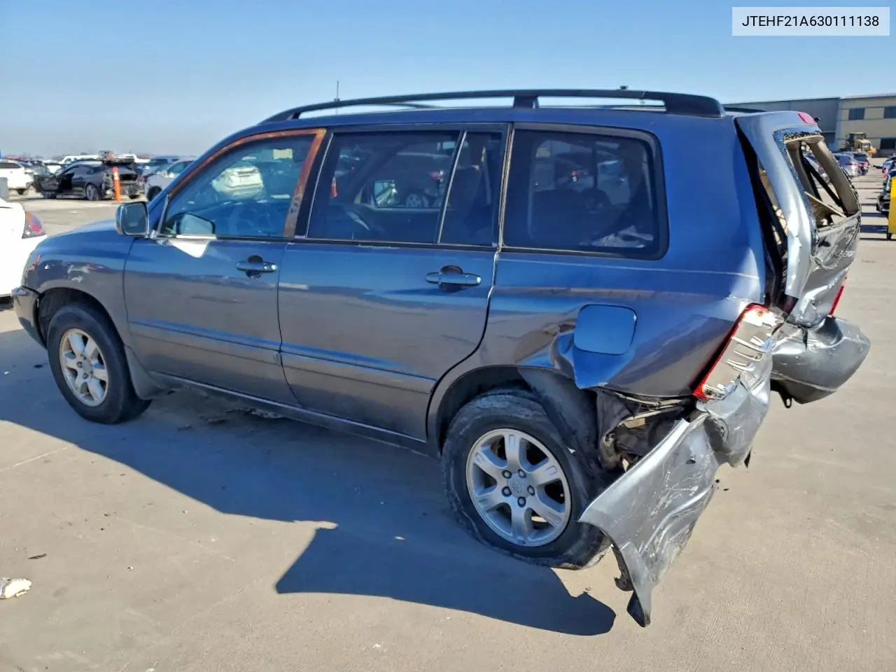 JTEHF21A630111138 2003 Toyota Highlander Limited