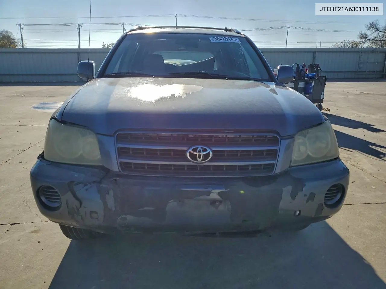 JTEHF21A630111138 2003 Toyota Highlander Limited