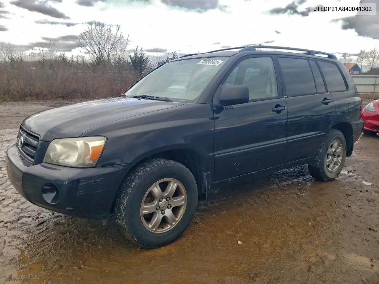 JTEDP21A840041302 2004 Toyota Highlander Base