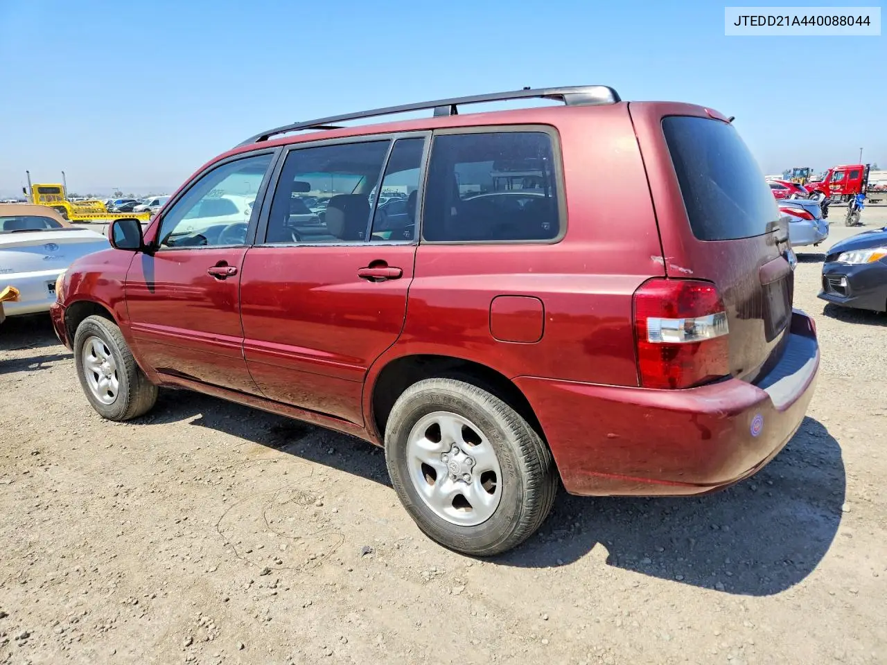 2004 Toyota Highlander Base VIN: JTEDD21A440088044 Lot: 52940296