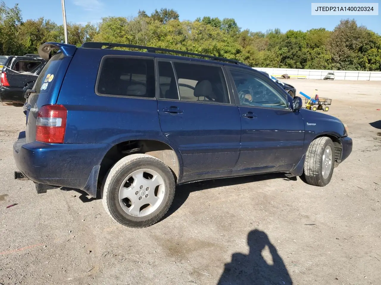 JTEDP21A140020324 2004 Toyota Highlander Base