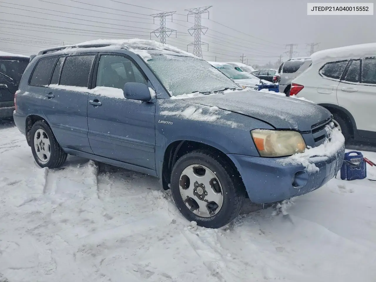 JTEDP21A040015552 2004 Toyota Highlander Base