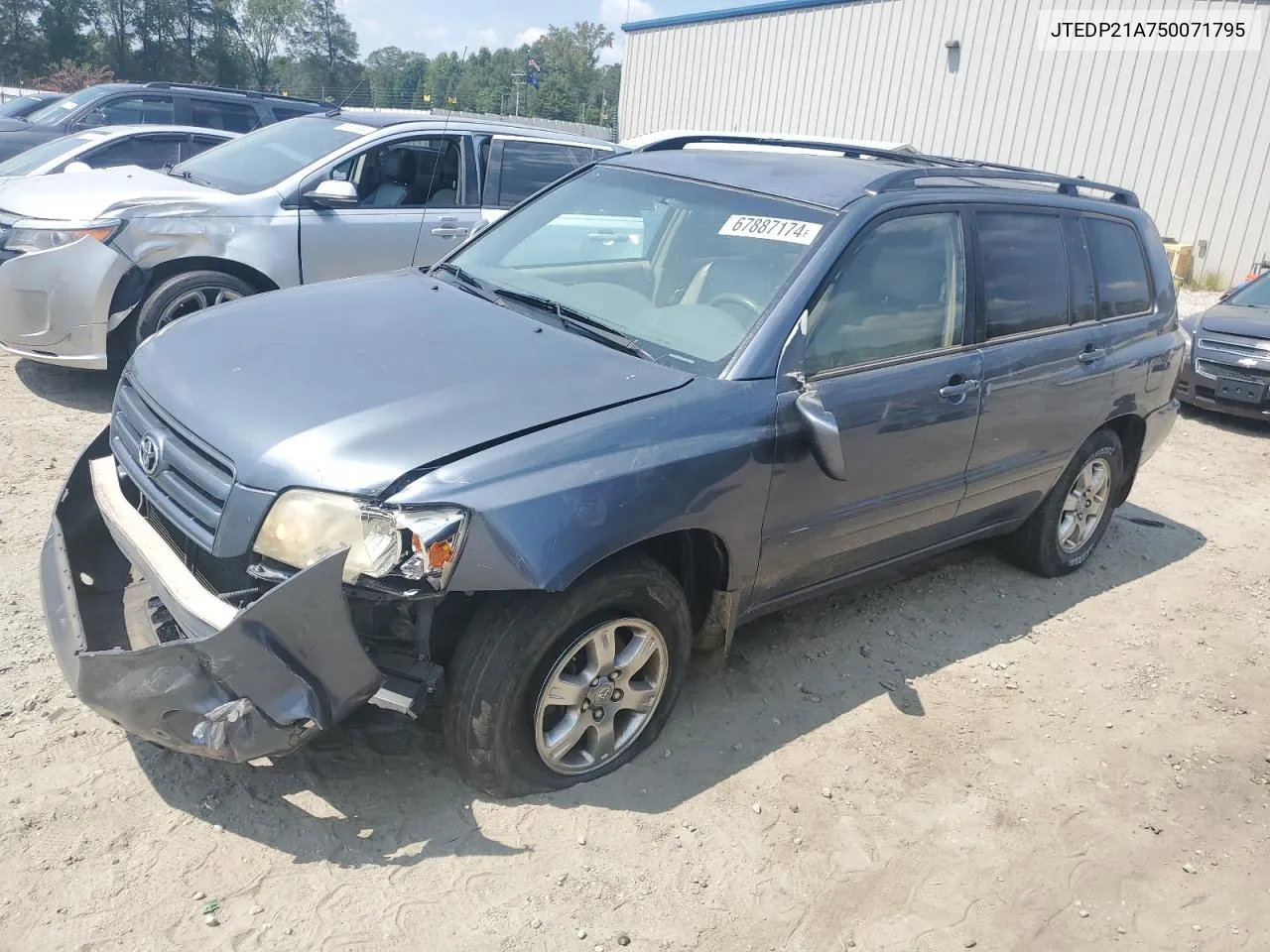 2005 Toyota Highlander Limited VIN: JTEDP21A750071795 Lot: 67887174