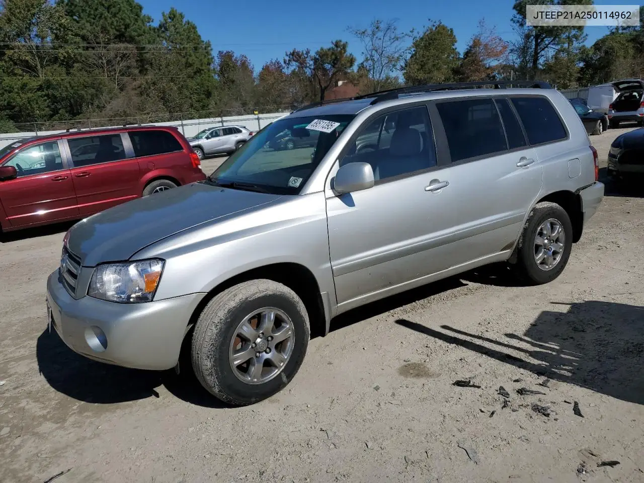 JTEEP21A250114962 2005 Toyota Highlander Limited