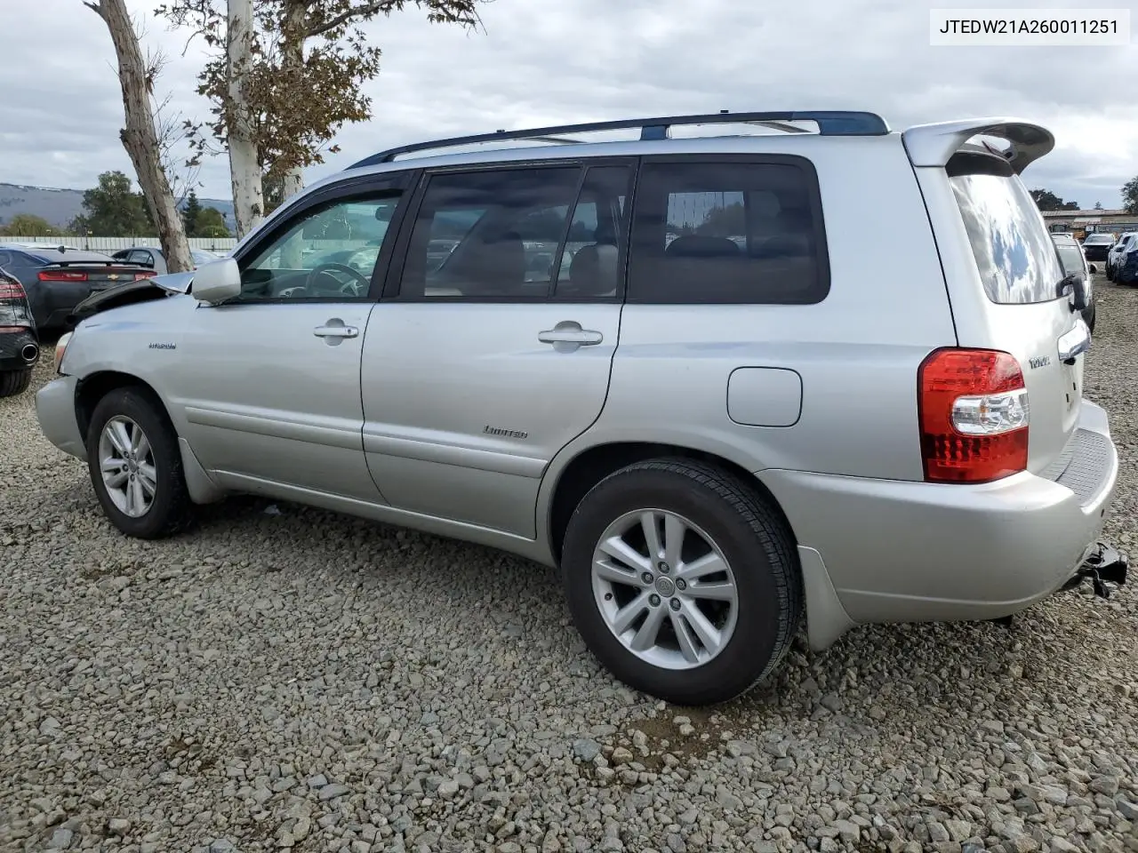 JTEDW21A260011251 2006 Toyota Highlander Hybrid