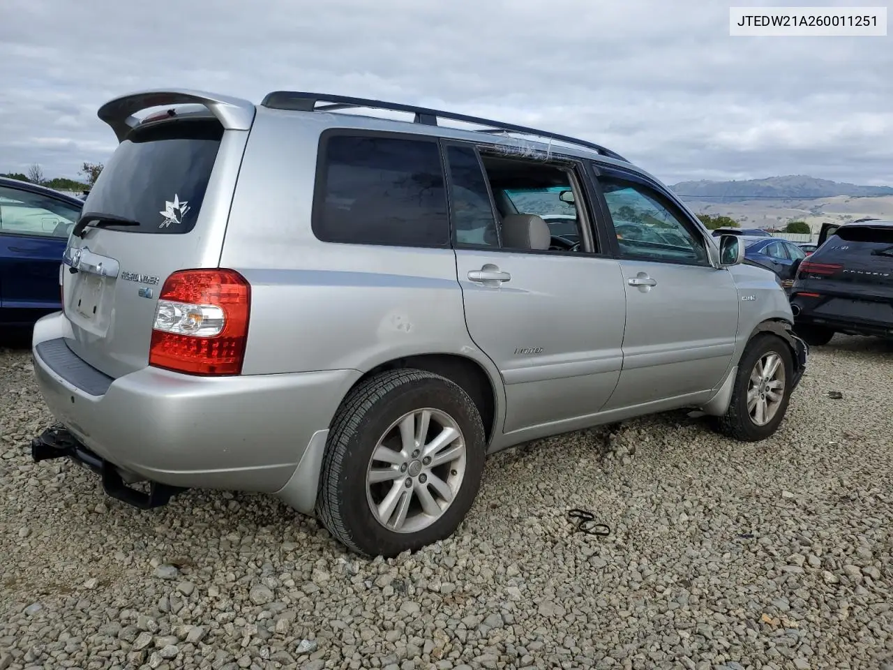 JTEDW21A260011251 2006 Toyota Highlander Hybrid
