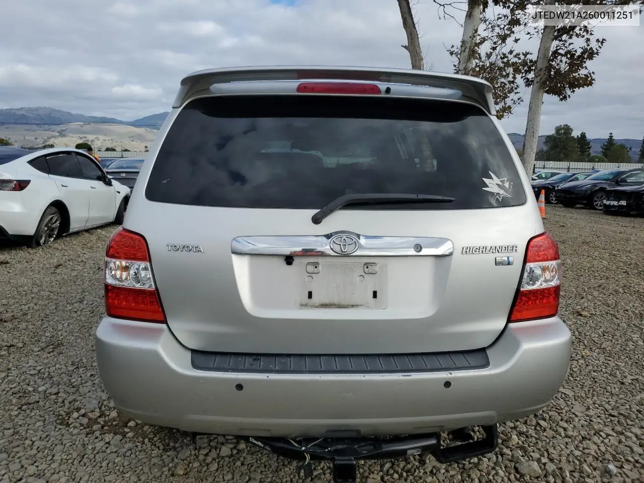 JTEDW21A260011251 2006 Toyota Highlander Hybrid