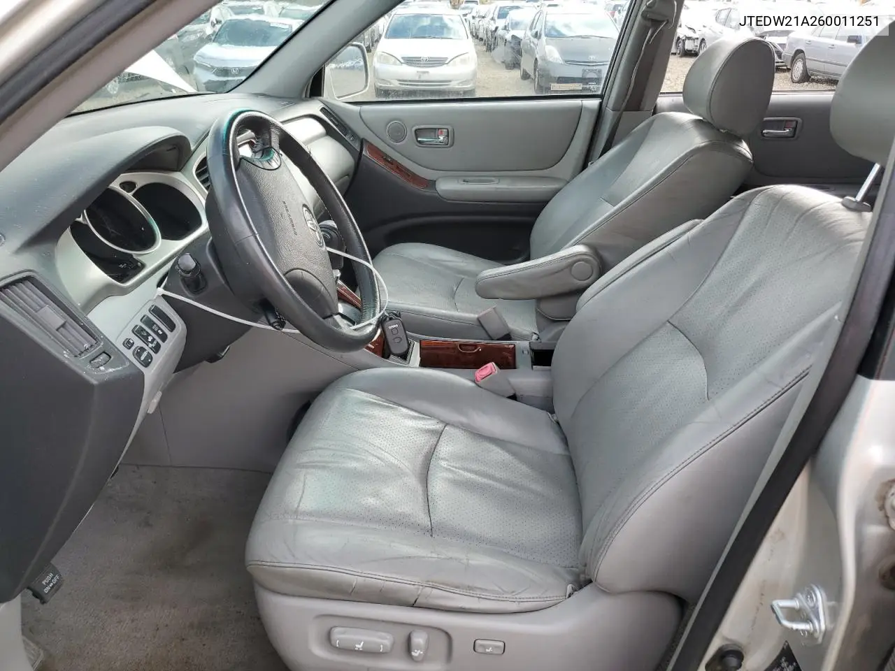JTEDW21A260011251 2006 Toyota Highlander Hybrid