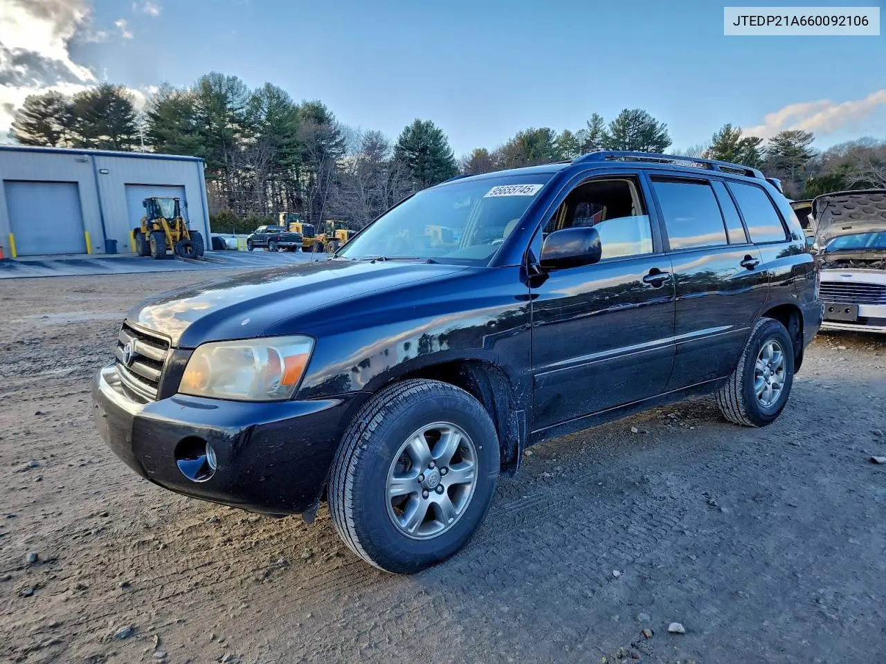 JTEDP21A660092106 2006 Toyota Highlander Limited