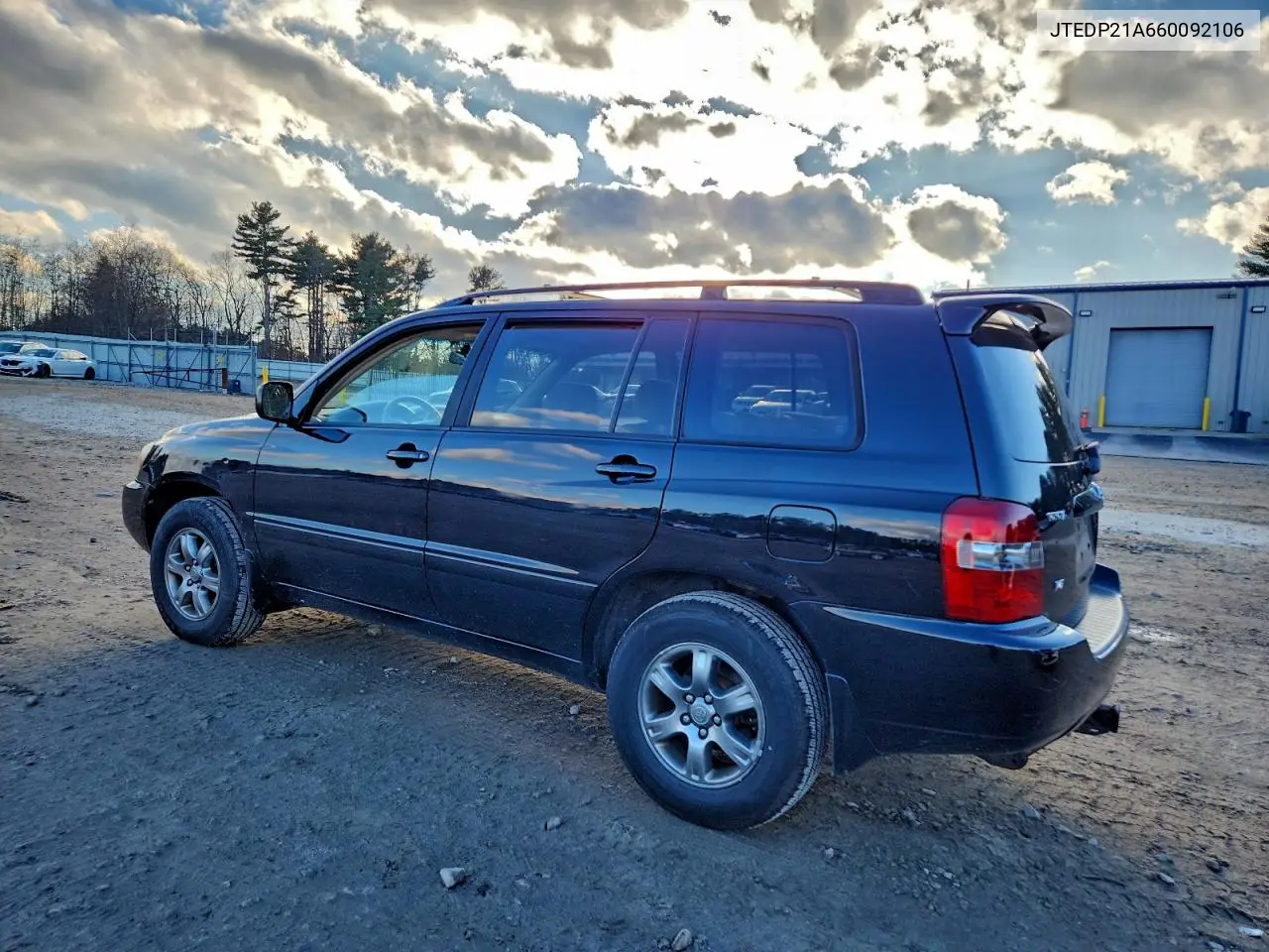 JTEDP21A660092106 2006 Toyota Highlander Limited