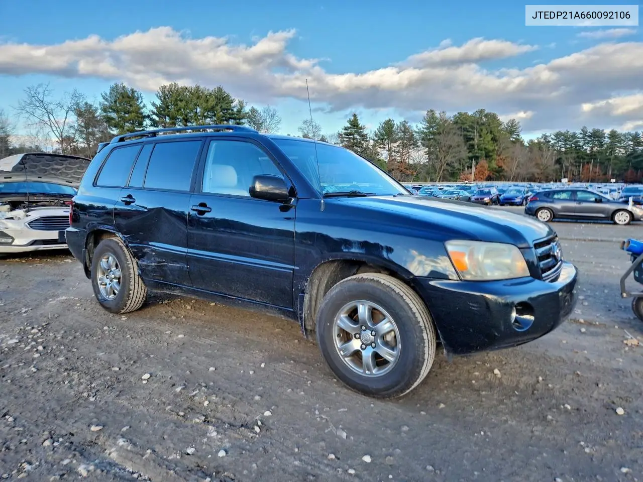 JTEDP21A660092106 2006 Toyota Highlander Limited