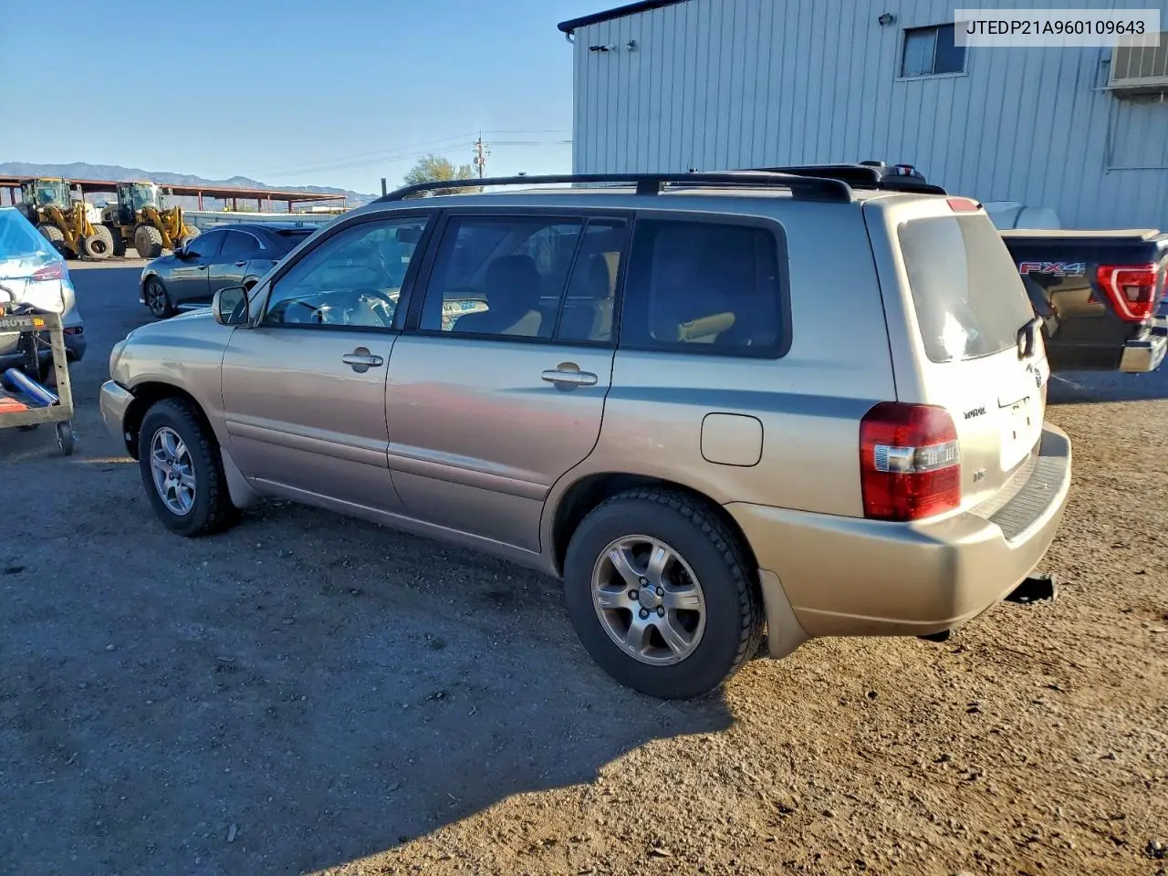 JTEDP21A960109643 2006 Toyota Highlander Limited