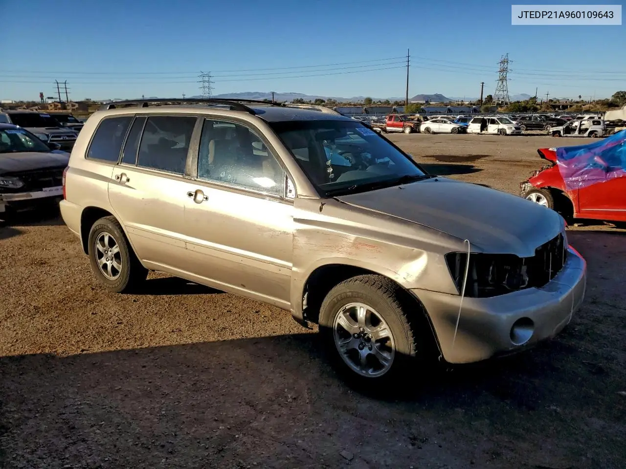 JTEDP21A960109643 2006 Toyota Highlander Limited