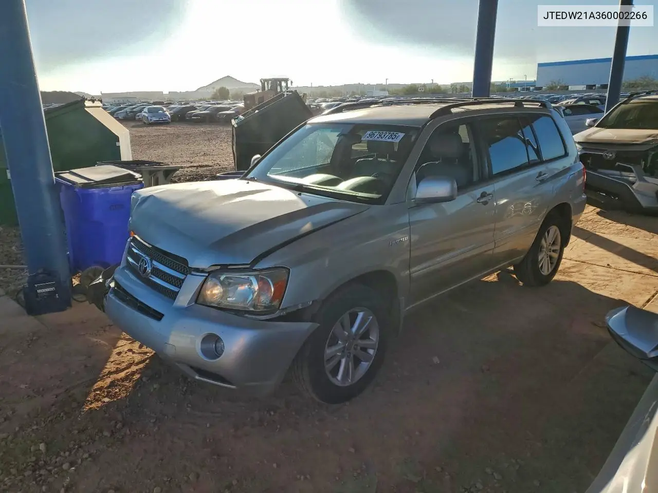 JTEDW21A360002266 2006 Toyota Highlander Hybrid