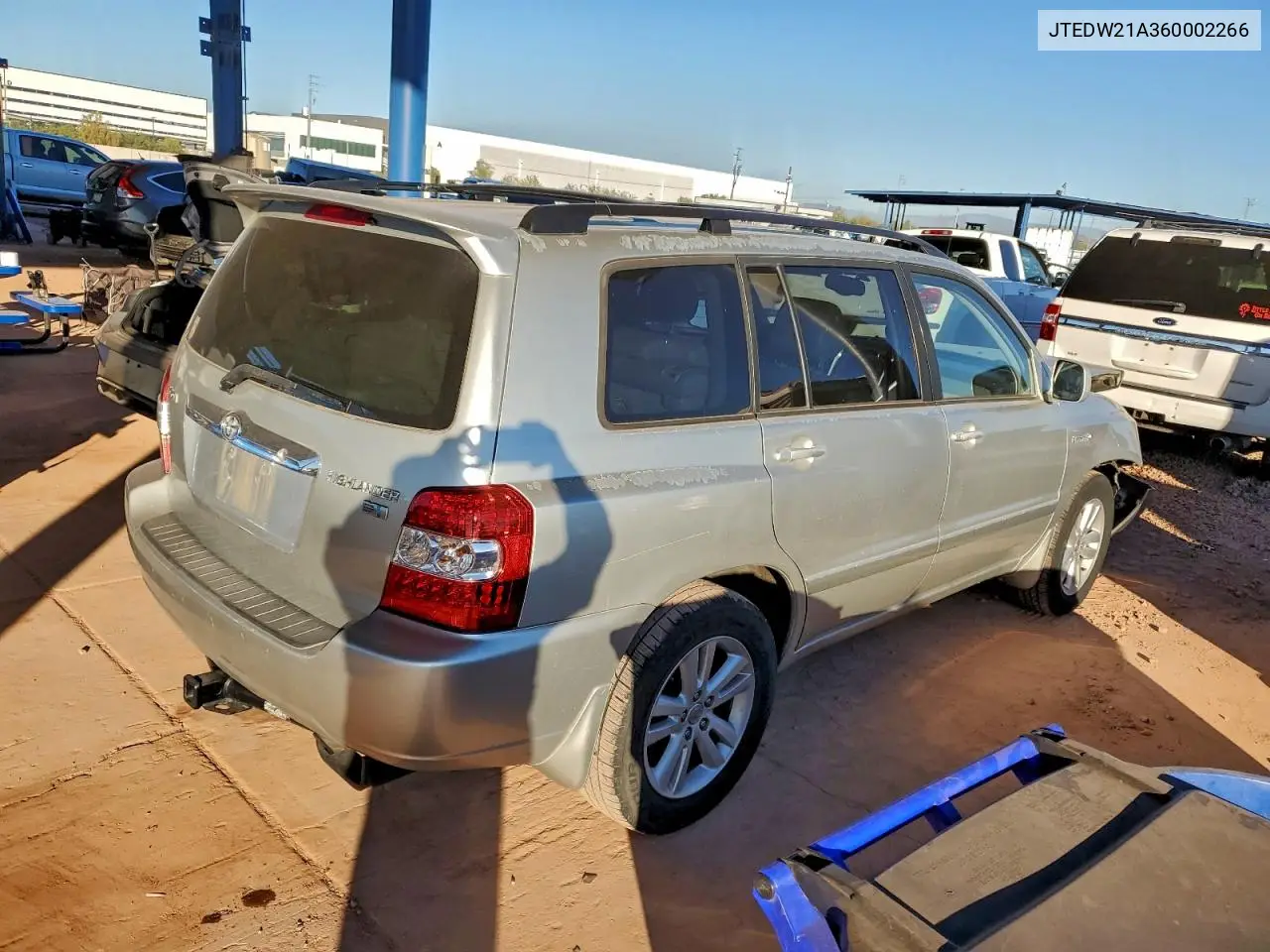 JTEDW21A360002266 2006 Toyota Highlander Hybrid