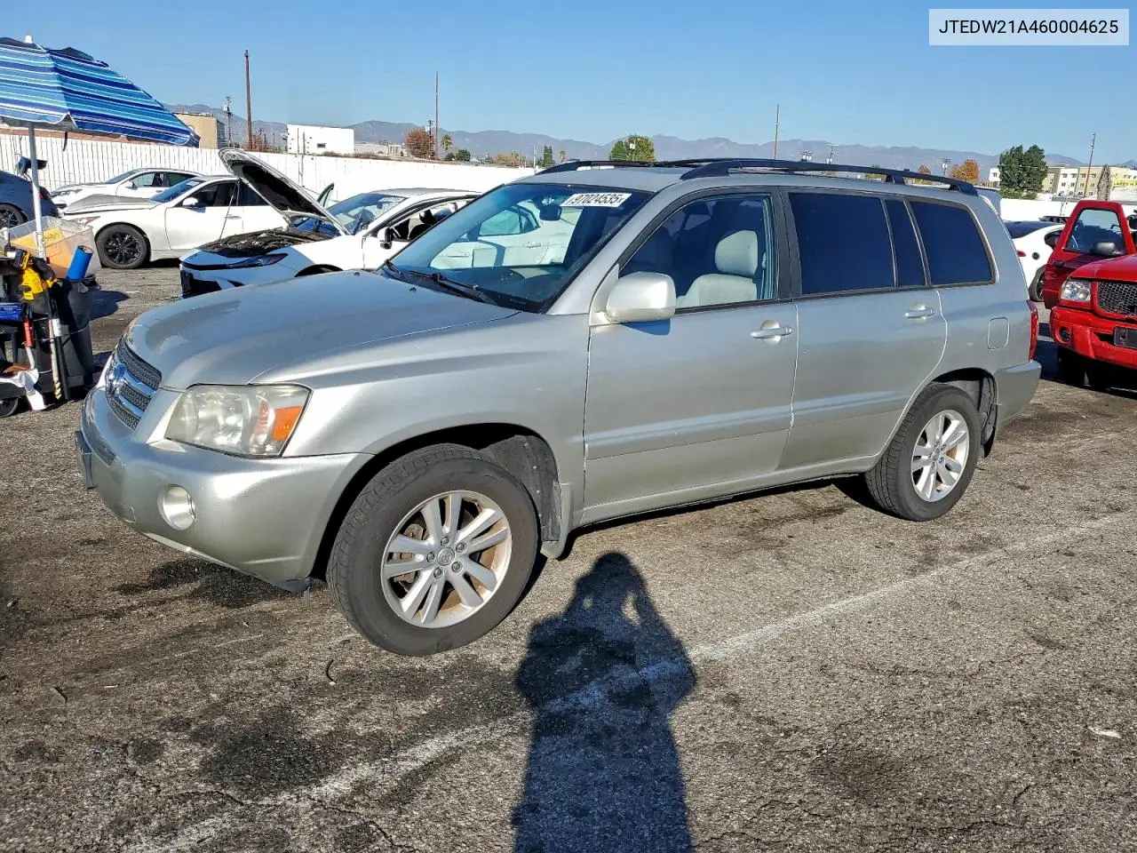 JTEDW21A460004625 2006 Toyota Highlander Hybrid