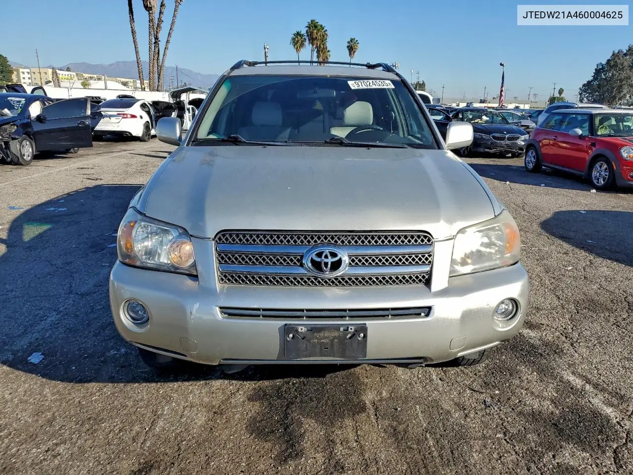 JTEDW21A460004625 2006 Toyota Highlander Hybrid