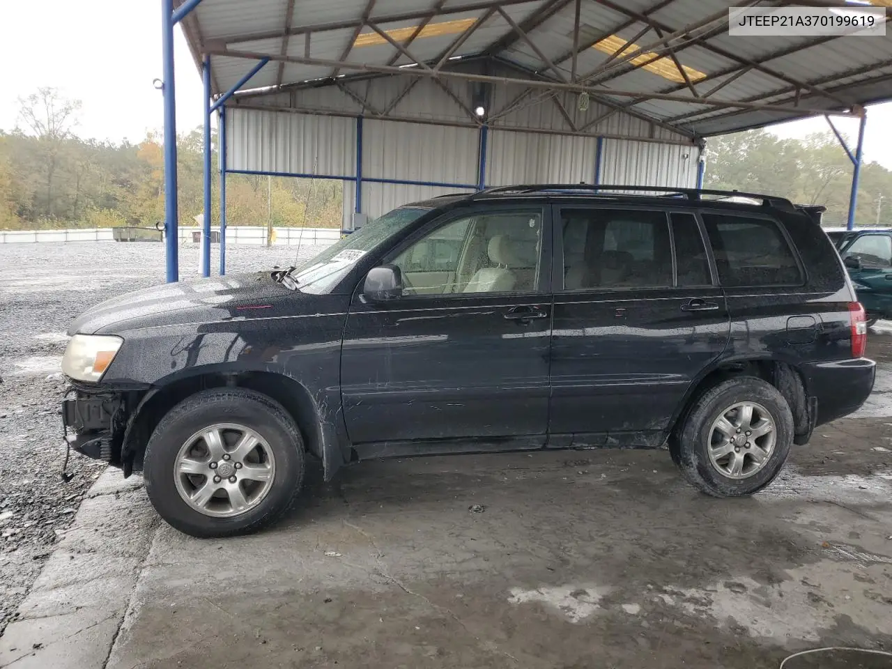 JTEEP21A370199619 2007 Toyota Highlander Sport
