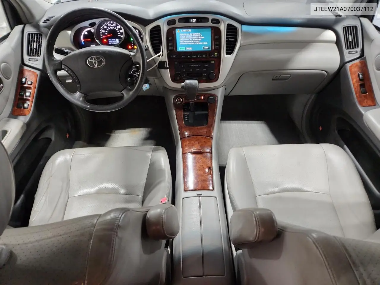 JTEEW21A070037112 2007 Toyota Highlander Hybrid