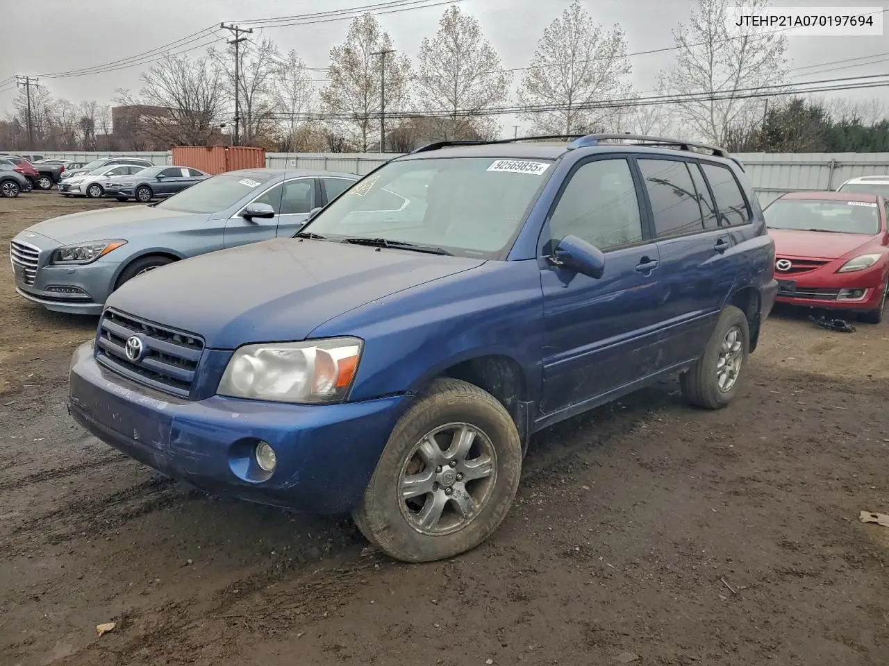 JTEHP21A070197694 2007 Toyota Highlander Sport