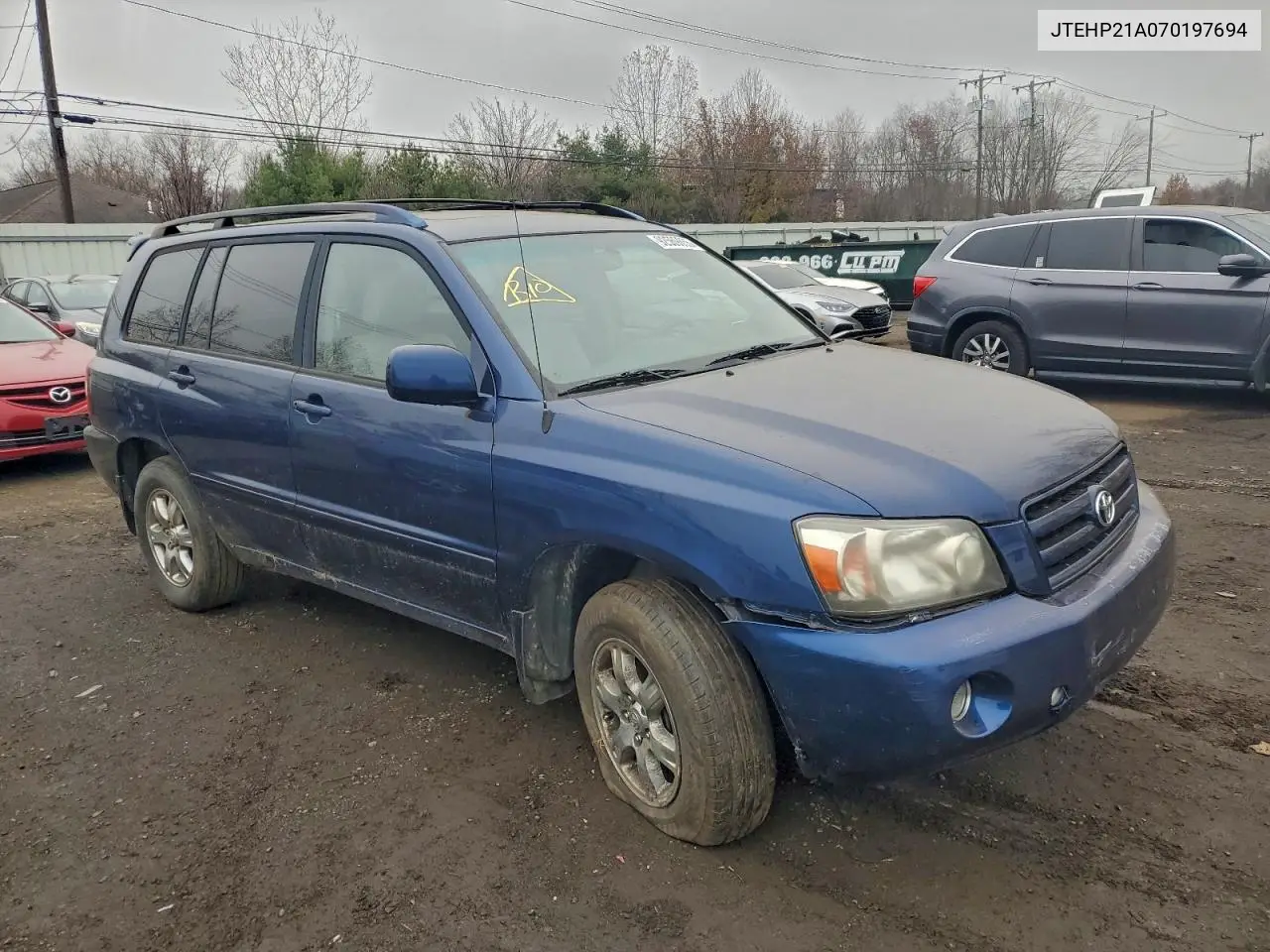 JTEHP21A070197694 2007 Toyota Highlander Sport