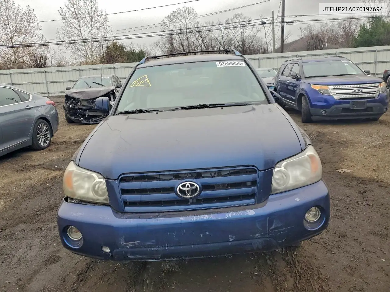 JTEHP21A070197694 2007 Toyota Highlander Sport